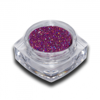 Hologramm Glitter Puder Flieder