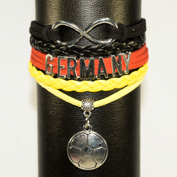 Armband mit Ballanhänger Deutschland WM