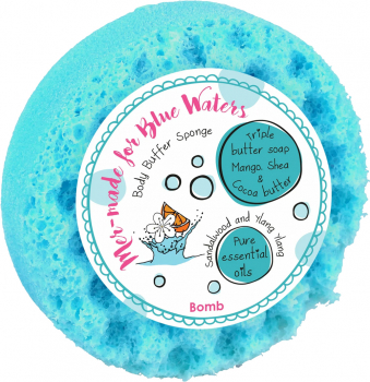 Bomb Cosmetics Body Buffer - Mer-made for Blue Waters