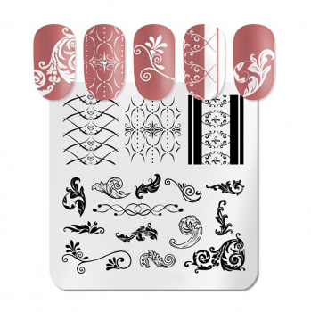 Stamping Schablone Tribal F005