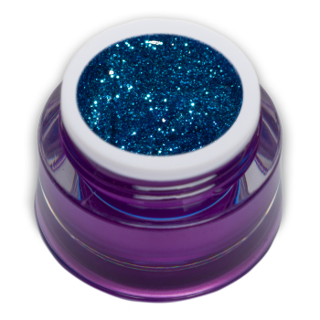 Glittergel UV Gel No. 75 Glam Blue