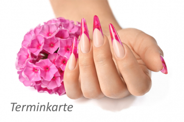 50 Terminkarten Pink