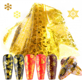 X-Mas Gold Transferfolien Set