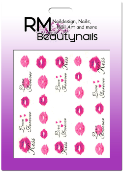 Nail Wrap Love Kiss Sticker YZW8736