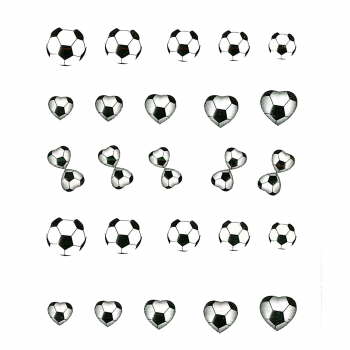 Fussball WM EM Sticker Set mit 14 Bögen