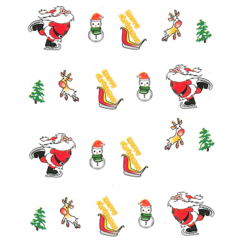 Weihnachten X-Mas Winter Nikolaus Sticker BLE111