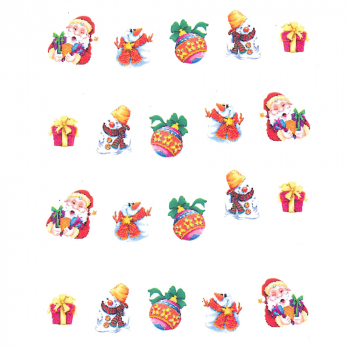 Weihnachten X-Mas Winter Nikolaus Sticker BLE913