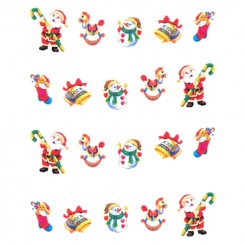 Weihnachten X-Mas Winter Nikolaus Sticker BLE914