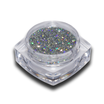 Unicorn Silber Holo Glitter Set