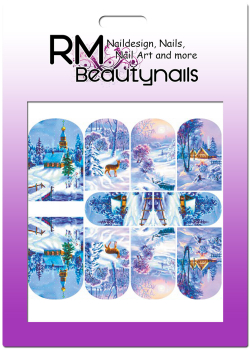 Nail Wrap Fullcover Sticker Weihnachten N428