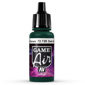 Vallejo Game Air 728 Dark Green, 17 ml