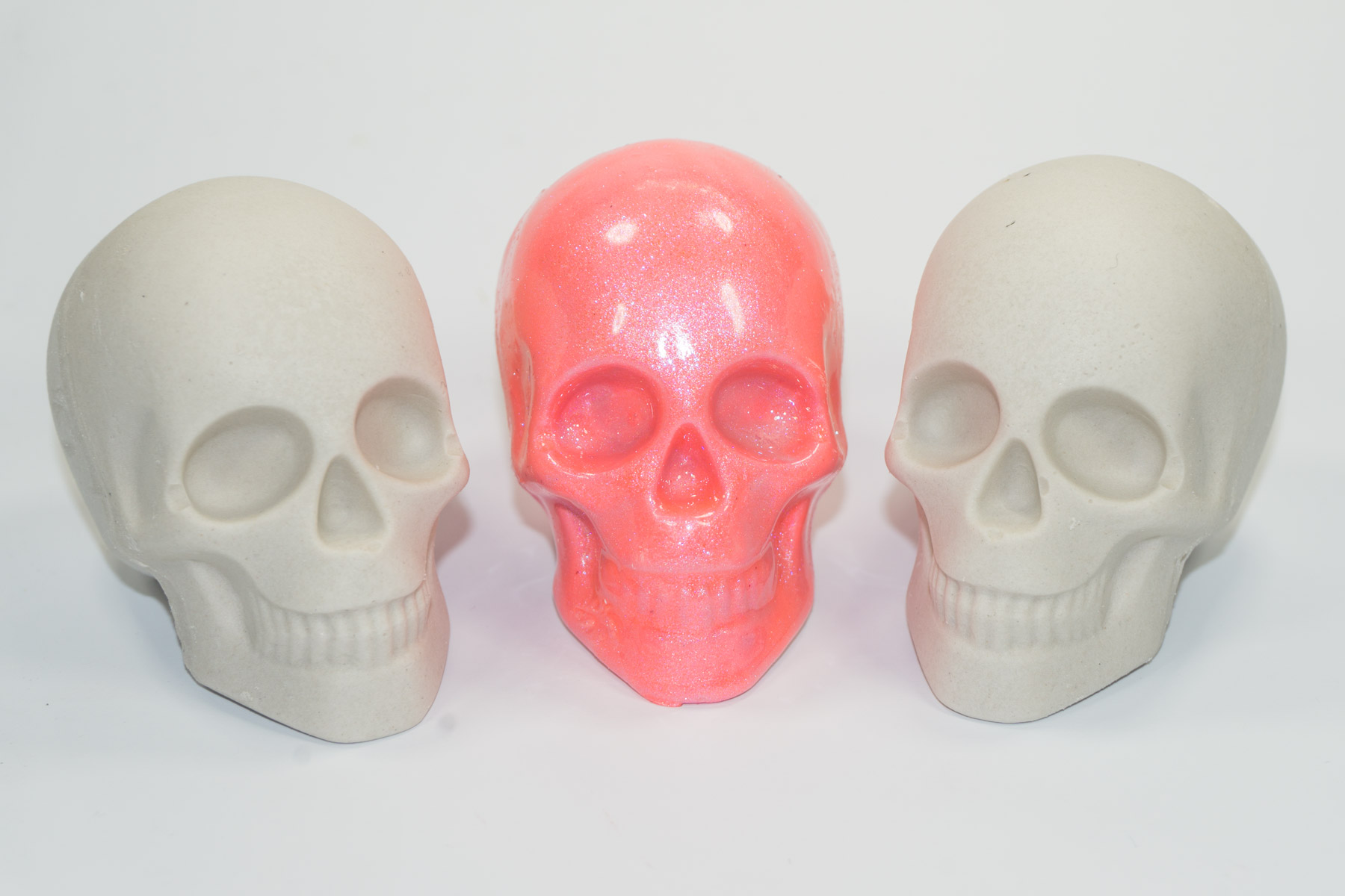 Totenkopf Skull Gießform mit Knochen-Motiv  G0506 