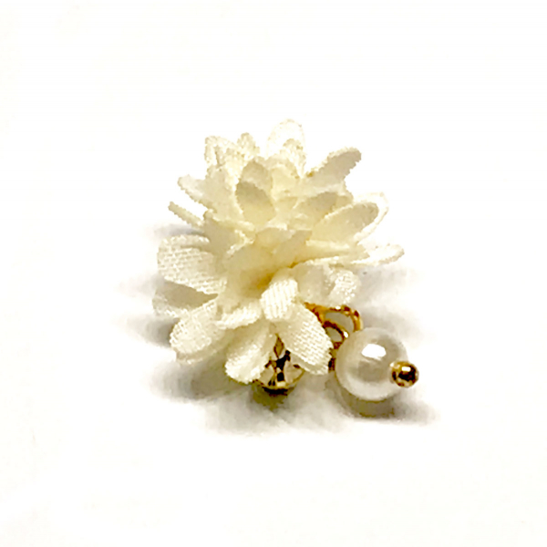 Magnet Overlay Blüte Blume Creme Weiß