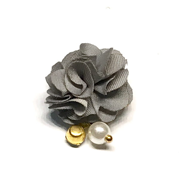 Magnet Overlay Rose Blume Grau