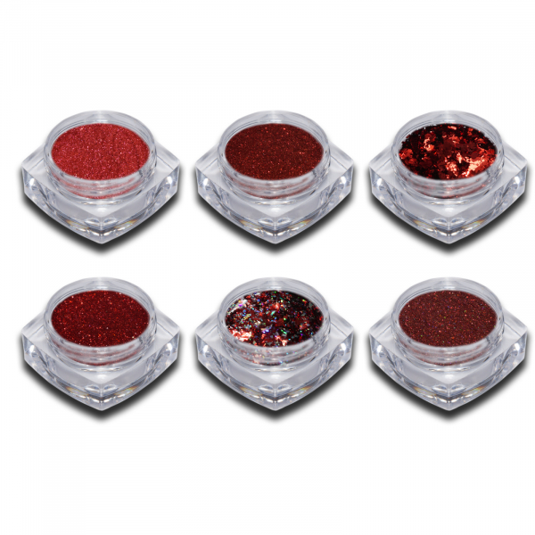 Red X-Mas Chrome Pigment Set