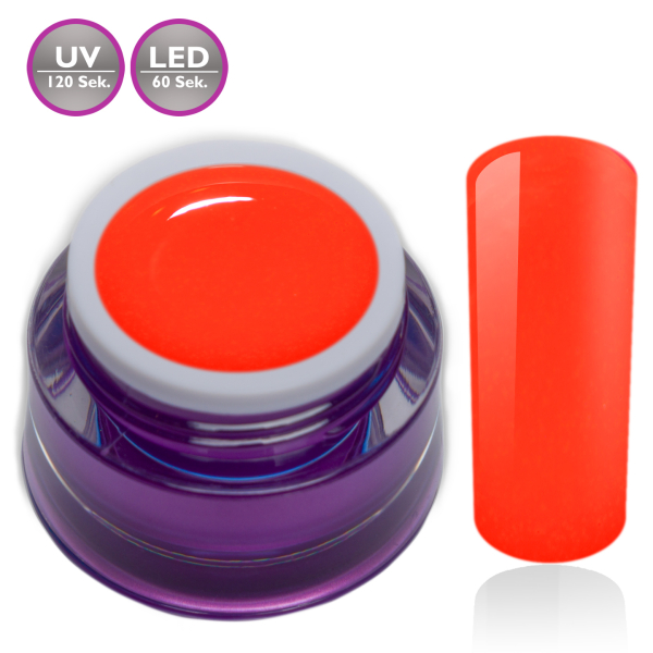 Premium Farbgel Neon Orange 5ml