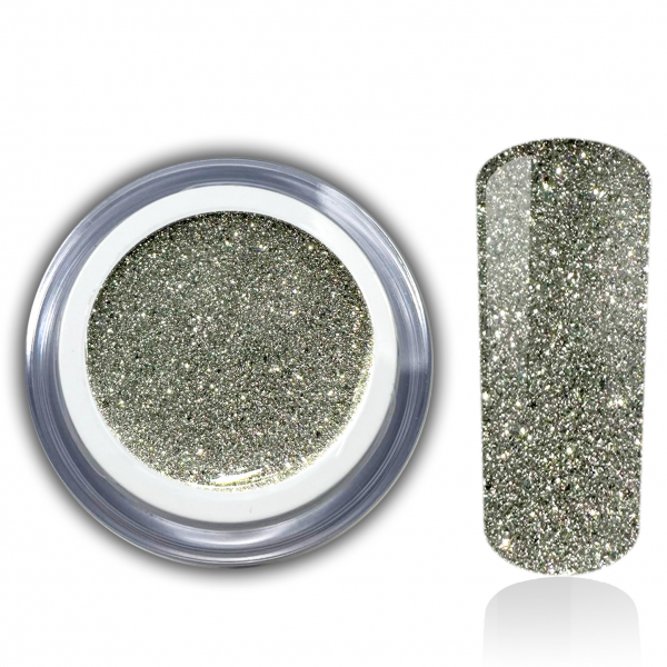 glitzer silber  RM Beautynails