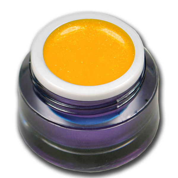 Glittergel UV Gel Glitter Gelb Orange 5ml