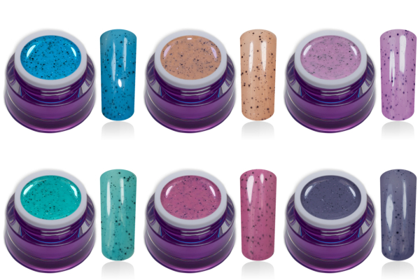 Premium Farbgel Milkshake Set