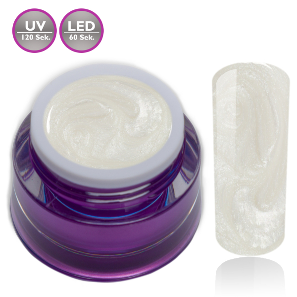 PREMIUM Metallic Farbgel Weiss 5ml