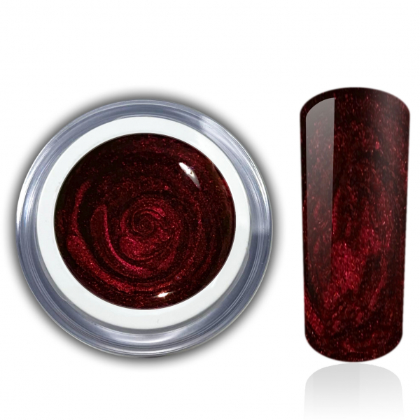 Rot metallic Nagelgel RM Beautynails