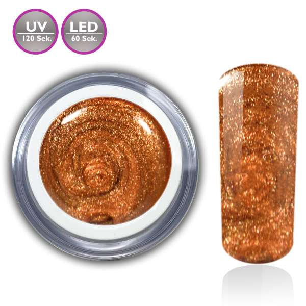 Metallic bronze braun RM Beautynails