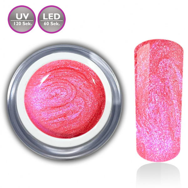 Premium Metallic Farbgel Nr. 136 Fiery Rose