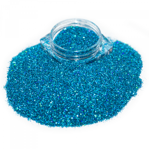 Hologramm Glitter Puder Türkis Blau Holo