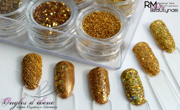 RM Glitter-Nailartset Gold