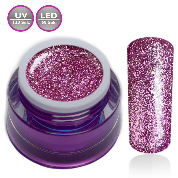 Premium Chrome Glitter Gel No. 24 Chacha Violet