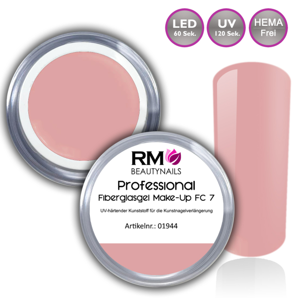 Fiberglas Gel Nude Rose RM Beautynails
