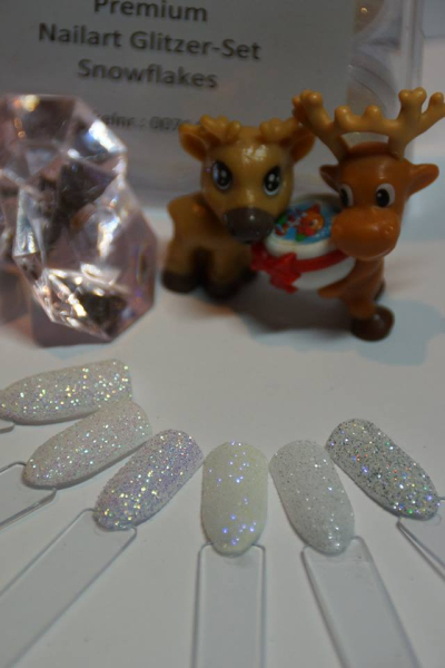 RM Glitter-Nailartset Snowflakes
