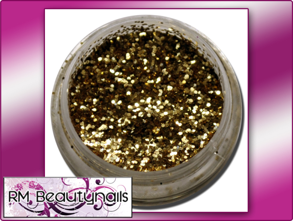 Glitzer Puder Gold Grob #00213-34