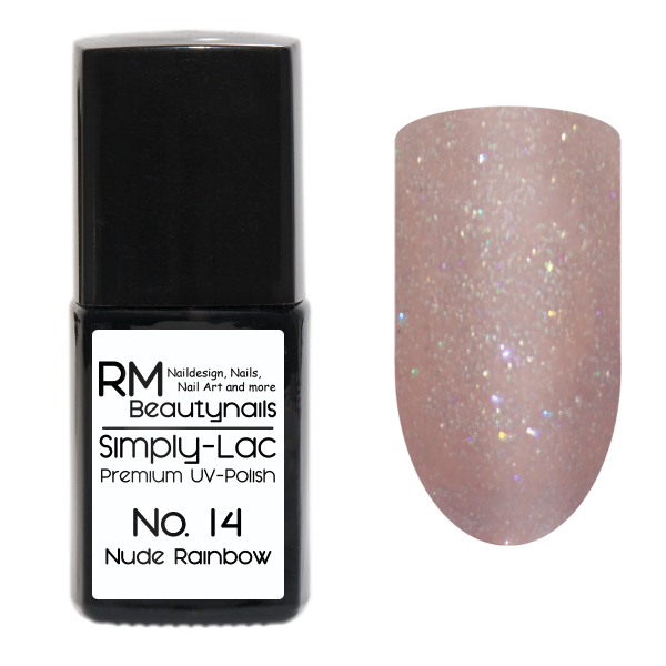 Simply-Lac Premium UV-Polish Nr. 14 Nude Rainbow 10ml