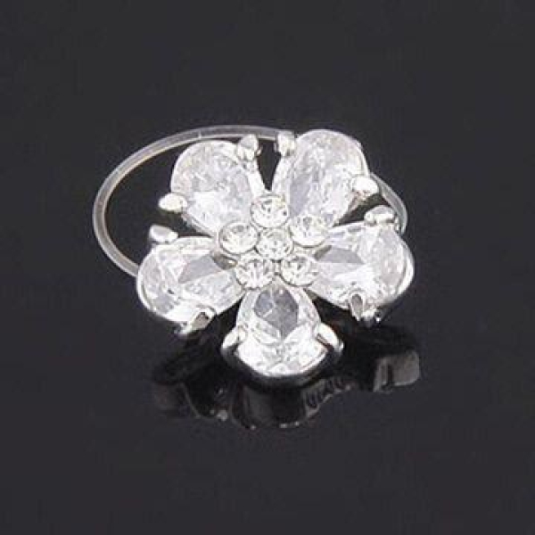 Zehenringe Toe Ring - verschiedene Designs - Top Qualität Blume #09