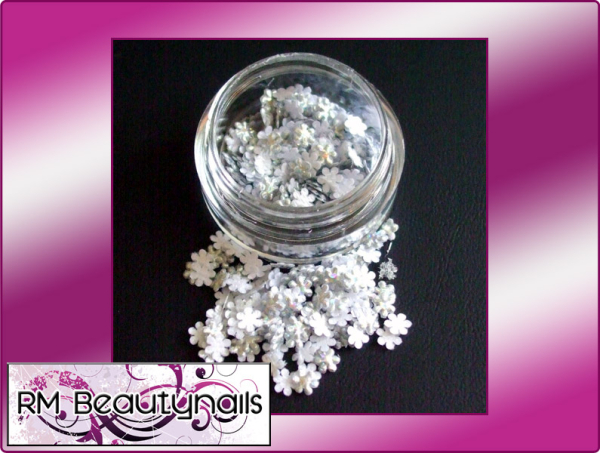 3D Flowers Mini Silber #00210-03
