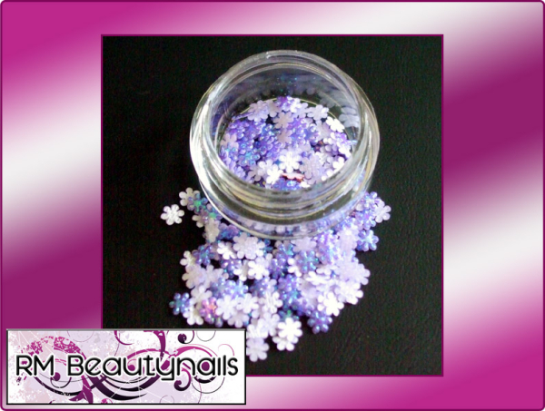 3D Flowers Mini Lila #00210-08