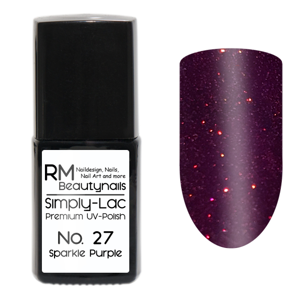 Simply-Lac Premium UV-Polish Nr. 27 Sparkle Purple 10ml