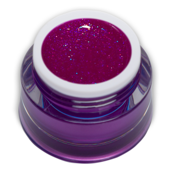 Premium Neon Glitter Gel Violett 5ml