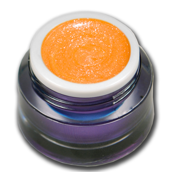 Glittergel UV Gel No. 59 Apricot-Orange (feines Glitter)