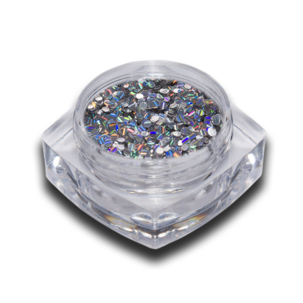 Laser Hologramm Pailletten Set 1mm