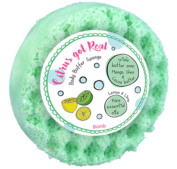 Bomb Cosmetics Body Buffer -  Citrus got Real