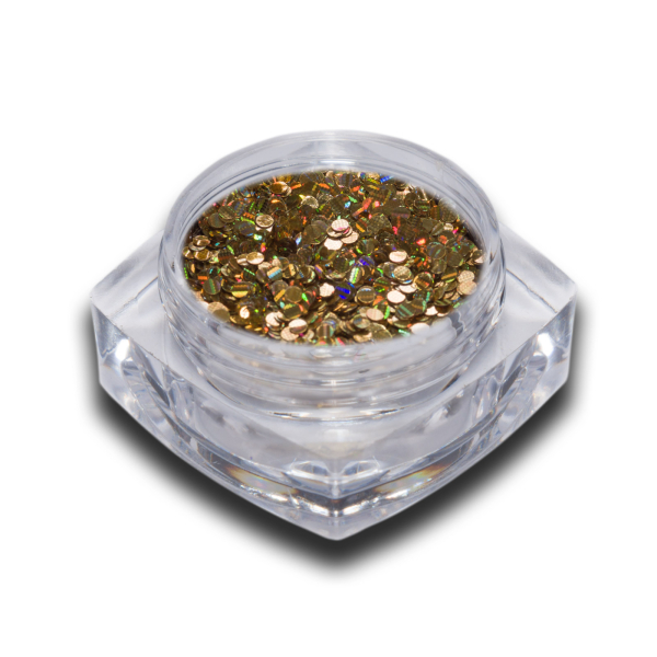 Laser Hologramm Pailletten Set 1mm