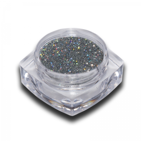 Hologramm Glitter Puder Star Silver