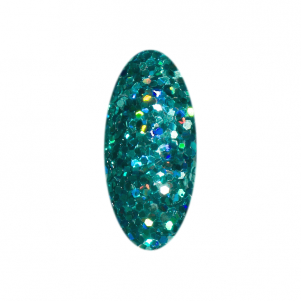 Hologramm Glitter Pailletten Hellblau