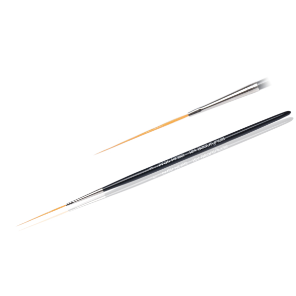 Profi Schlepper / Stripper Pinsel aus goldfarbenem Synthetikhaar