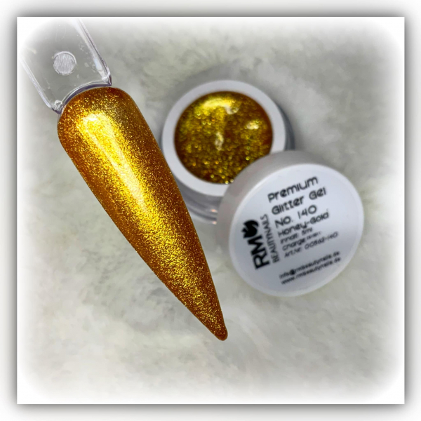 glitzer gelb gold RM Beautynails