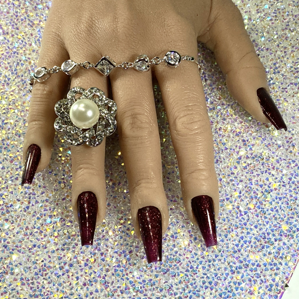Simply-Lac Premium UV-Polish Nr. 28 Sparkle Rosewood 10ml