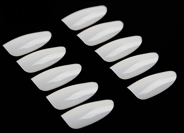 Mandel Fullsize Tips Milchig 500 Stück