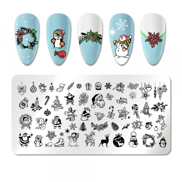 Stamping Schablone X-Mas ND-197